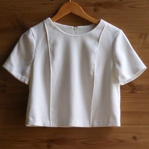 Zara inspired white top